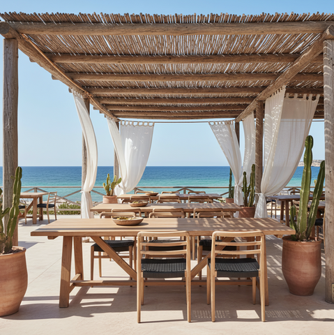 Tuintafel Soleado Teakhout 200 cm Raw Materials