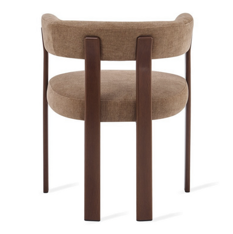 Eetkamerstoel Rose Taupe (set van 2) Met Armleuning Livingfurn