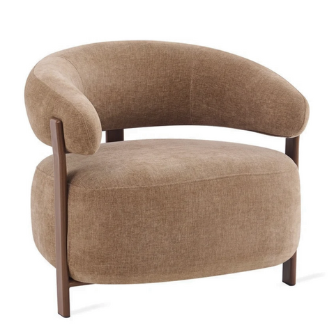 Fauteuil Rose Taupe