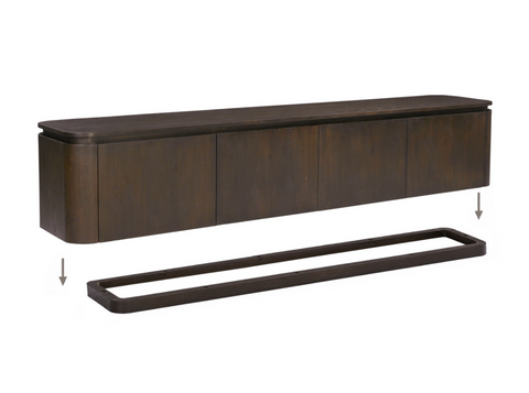 TV-Dressoir Rivano Basalt 180 cm Livingfurn