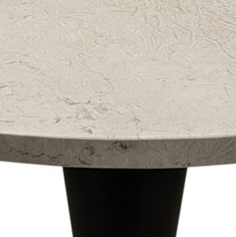 Bistrotafel Patras Beige Marmer Rond Ø 65 cm PTMD