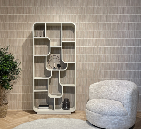 Vakkenkast Logan Organisch Off White Brix