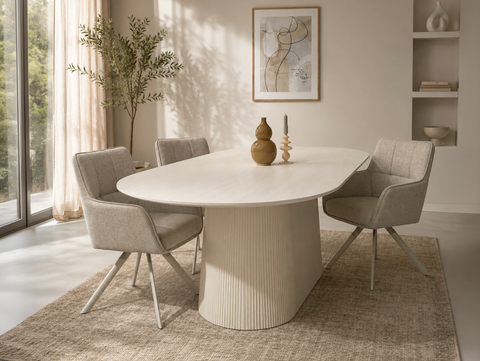 Eettafel Patrice Ovaal 230 cm Livingfurn