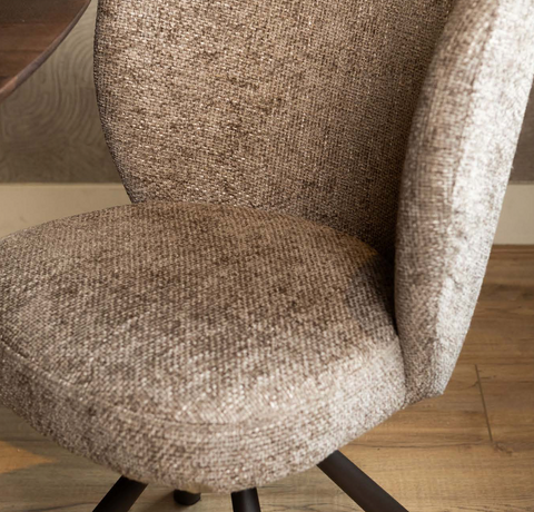 Eetkamerstoel Pebble Crème (set van 2) Legacy PTMD