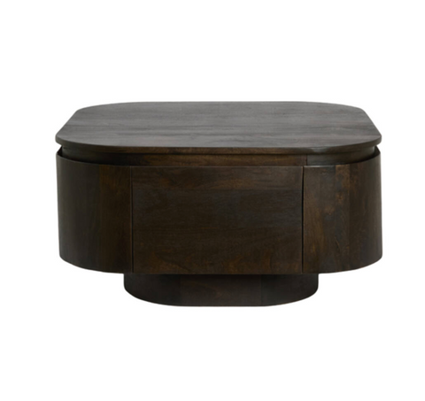 Salontafel RYMA 80 x 80 x 40 cm Chocoladebruin Light & Living