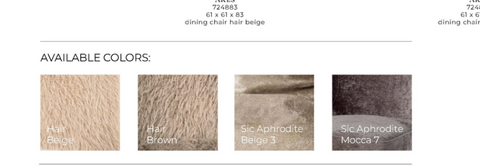 Eetkamerstoel Ares Beige Aphrodite Kleipoot PTMD