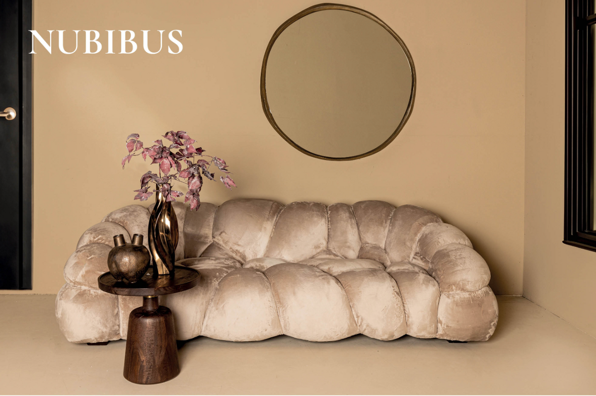 Bank Nubibus Beige 3-Zits 253 cm PTMD