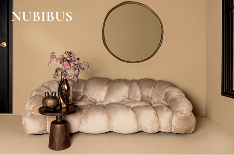 Bank Nubibus Beige 3-Zits 253 cm PTMD