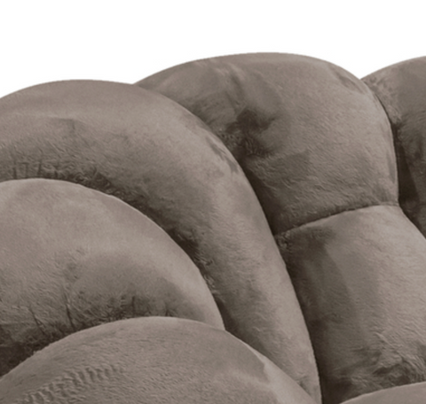 Bank Nubibus Donker Taupe 3-Zits 253 cm PTMD