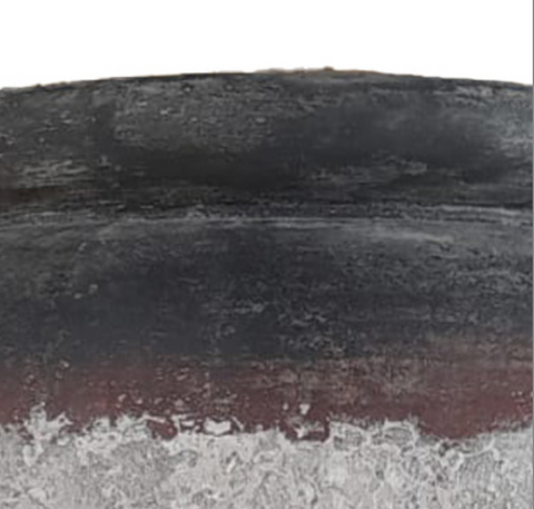 Pot Kajetan Wit Rond Hoog 80 cm PTMD
