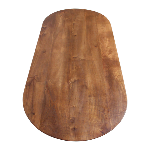 Salontafel Bullnose Bruin Mangohout 140 cm Raw Materials