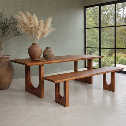 Eettafel Chamfered Bullnose Mangohout 240 cm Raw Materials