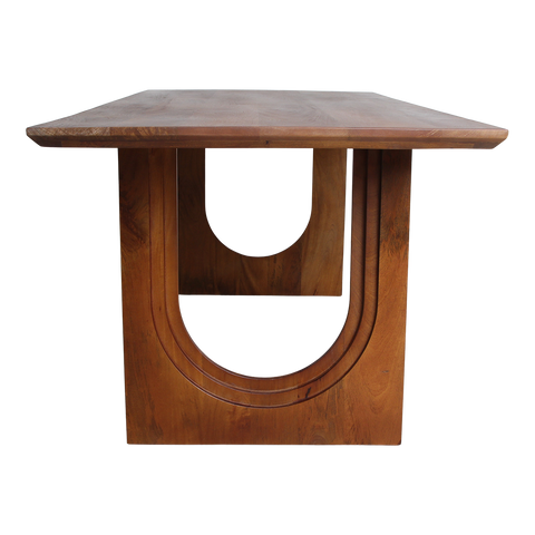 Eettafel Chamfered Bullnose Mangohout 240 cm Raw Materials