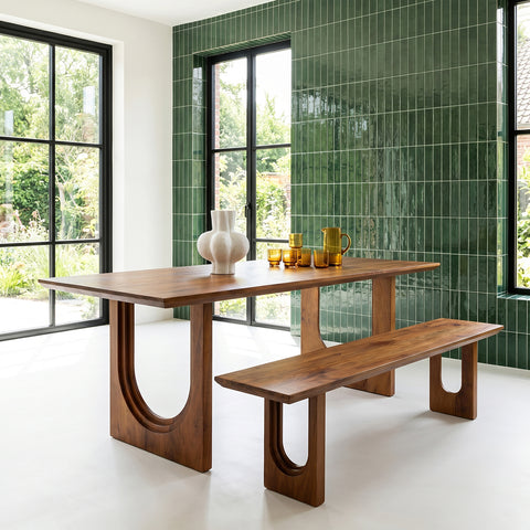 Eettafel Chamfered Bullnose Mangohout 240 cm Raw Materials