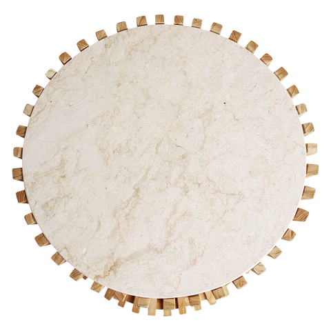 Bijzettafel Infinity Zandloper Marmer Raw Material