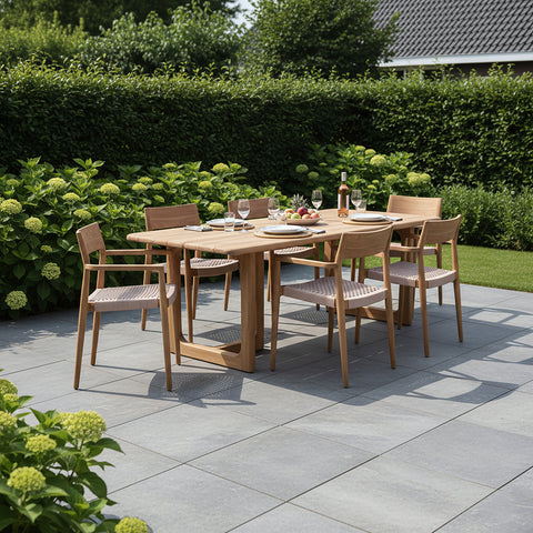 Eettafel Primavera Teakhout 200 cm Raw Materials