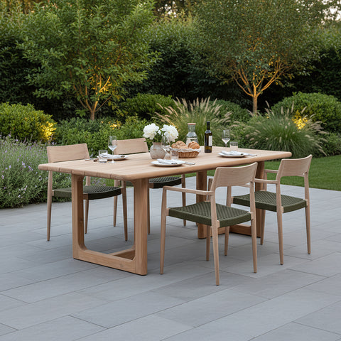 Eettafel Primavera Teakhout 200 cm Raw Materials