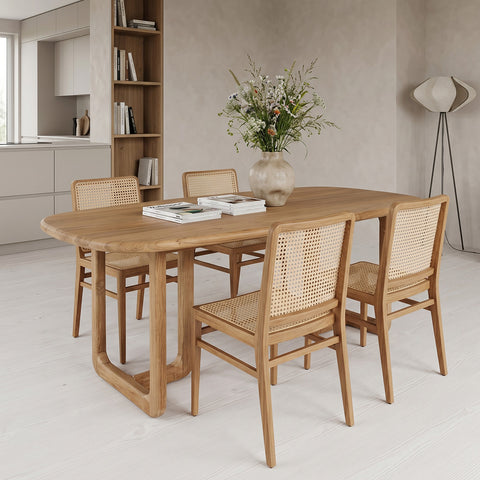 Eettafel Invierno Teakhout 240 cm Raw Materials Amsterdam