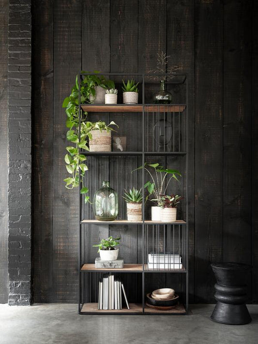 Estante de libros / Separador de ambientes Barra pequeño, 5 estantes