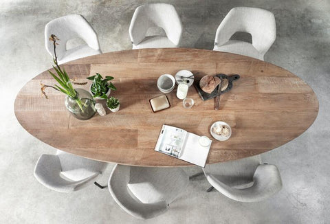Mesa de comedor ovalada Darwin