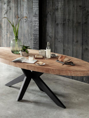 Mesa de comedor ovalada Darwin