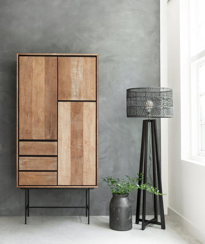 Armoire Metropole haute, 3 portes, 3 tiroirs