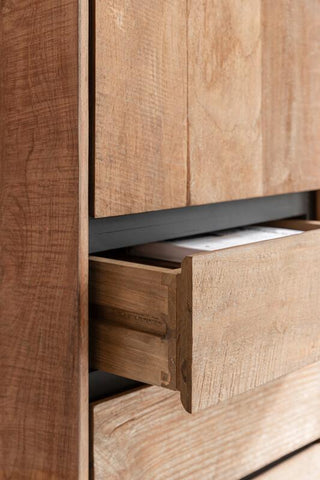 Armoire Metropole haute, 3 portes, 3 tiroirs