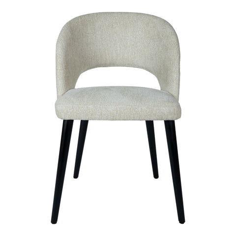 Open Cream Nanci Fabric Dining Chair