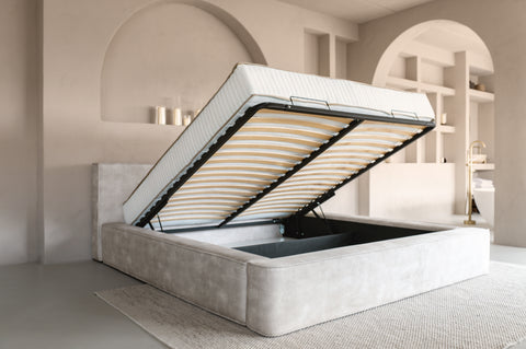 Ontwerpbed Adore Element 140x200 Beige - Met Matras