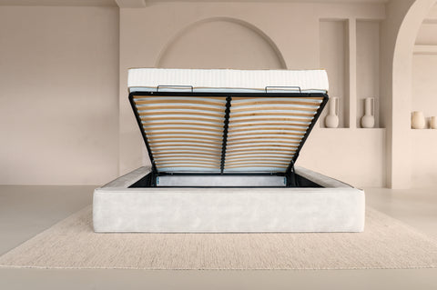 Ontwerpbed Adore Element 140x200 Beige - Met Matras