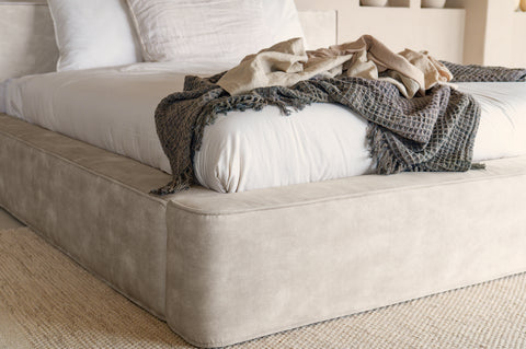 Ontwerpbed Adore Element 140x200 Beige - Met Matras