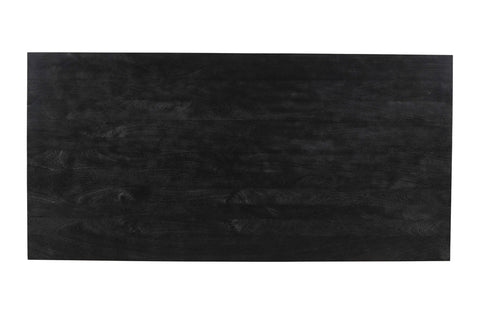 Alore mesa de comedor negra negra rectangular de 240 cm