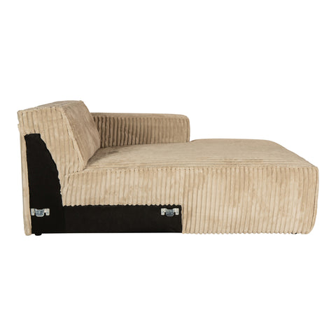 Right armrest for Animo sofa chaise longue in Texarm Beach.