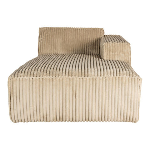 Right armrest for Animo sofa chaise longue in Texarm Beach.