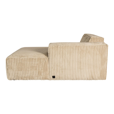 Right armrest for Animo sofa chaise longue in Texarm Beach.