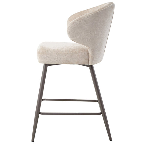 Ares Beige bar chair aphrodite 3 clay leg