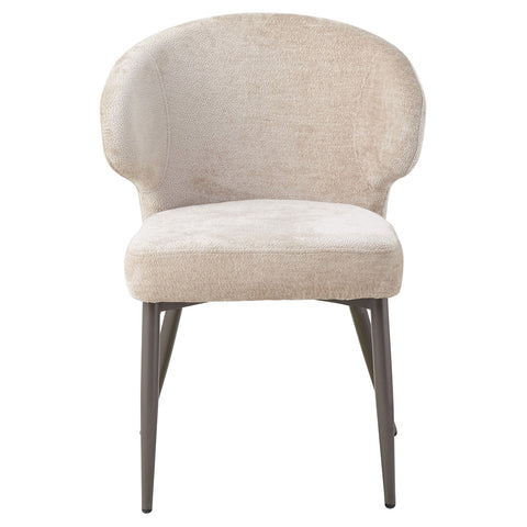 Ares Beige dining chair aphrodite 3 clay leg