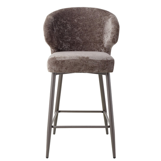 Ares Mocca bar chair aphrodite 7 clay leg