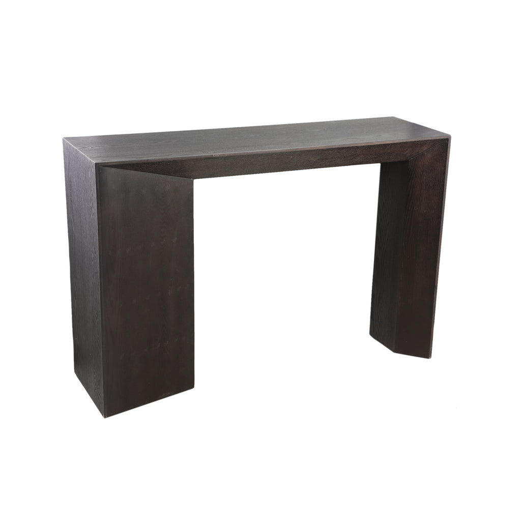 Arivo Black MDF asymmetrical sidetable rectangle