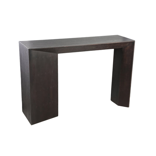 Arivo Black MDF asymmetrical sidetable rectangle