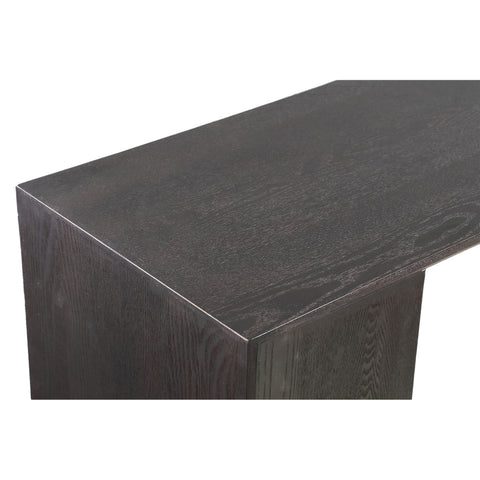 Arivo Black MDF asymmetrical sidetable rectangle