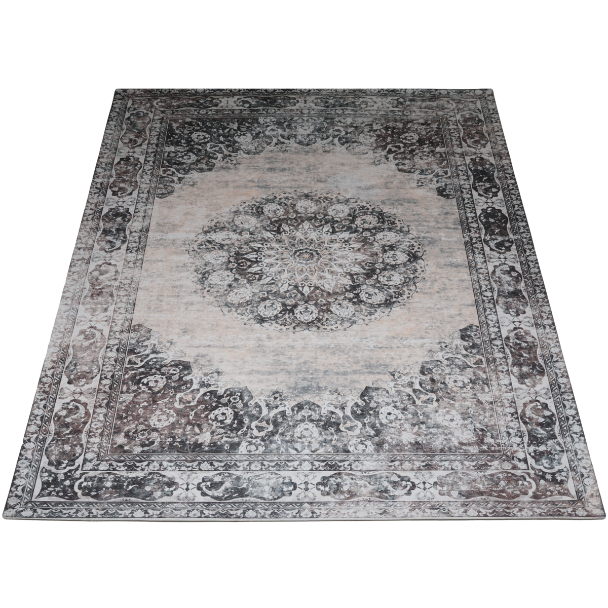 Vloerkleed Viola Antraciet 160 x 230 cm