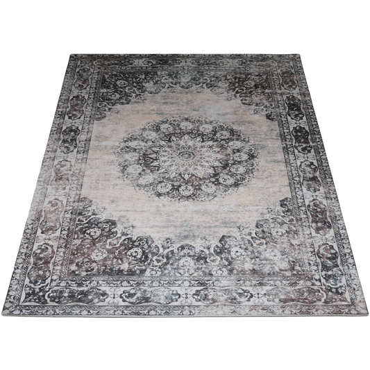 Vloerkleed Viola Antraciet 160 x 230 cm