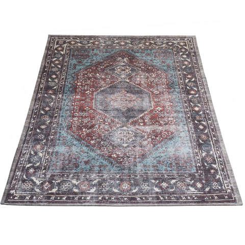 Vloerkleed Madel Rood/Blauw 160 x 230 cm