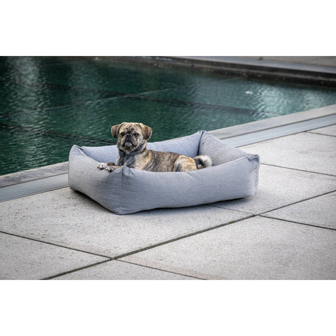 BUITEN Hundebett - GLADDE ZWARTE ZIJDE