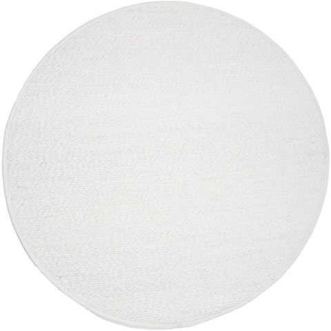 Vloerkleed Stone White Rond ø160 cm