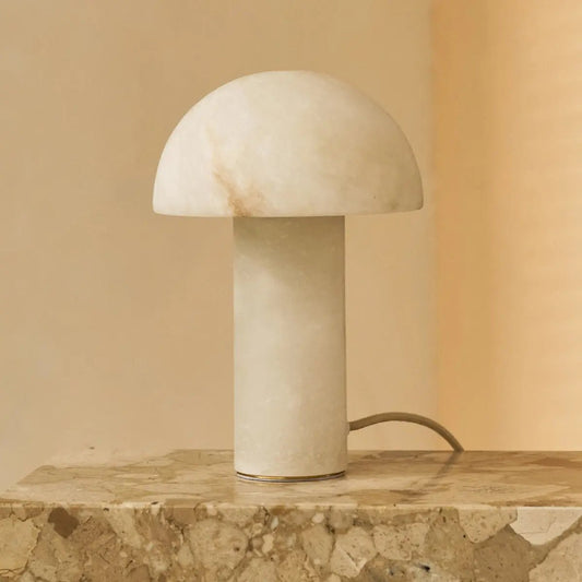 Francesco stijlvolle albasten lamp – handgemaakte luxe verlichting