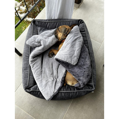 KLASSIEK hondenbed - GLAM GRAPHITE