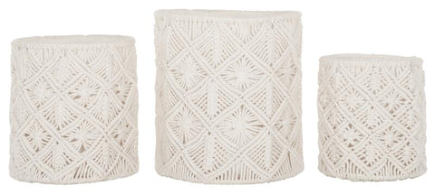 Paniers Boho, ensemble de 3