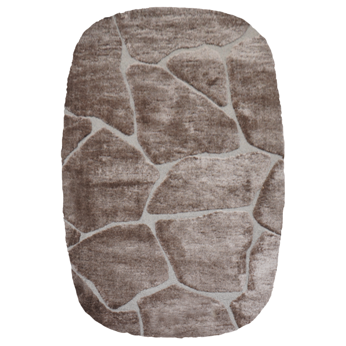 Vloerkleed Macy Bruin – Rounded Corners 200 x 290 cm